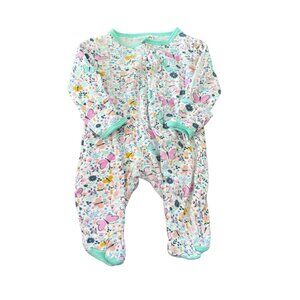 E=MC2 Magnetic Baby Footie Butterflies Size NB